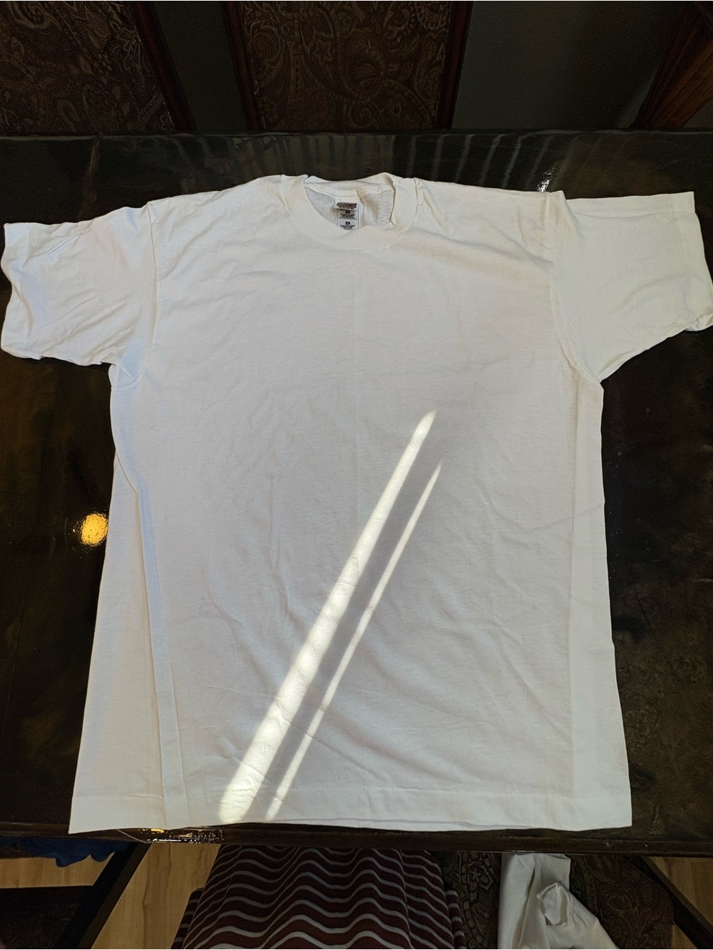 Fruit of the Loom White Short Sleeve Crew Neck T-Shirt